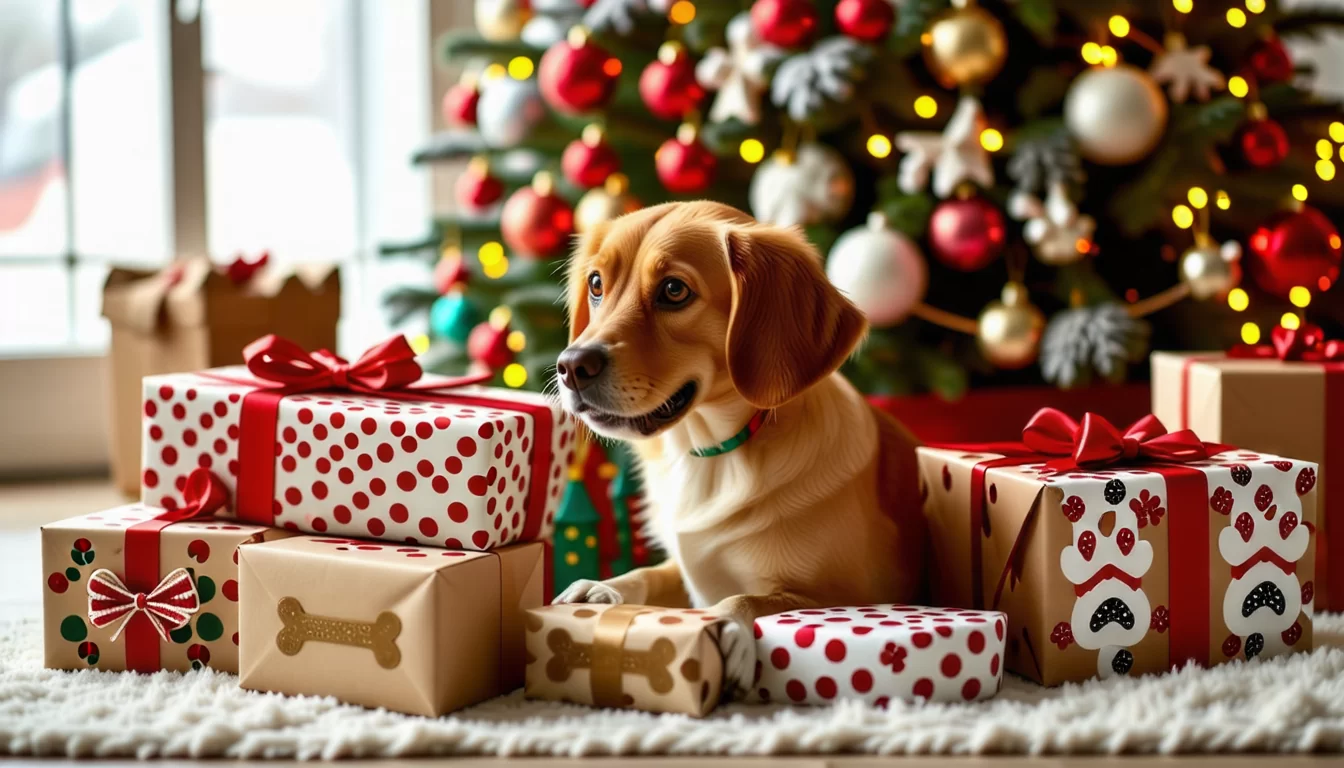 Toujours Dans Mon Coeur Chien Noël - Ornement En Bois À